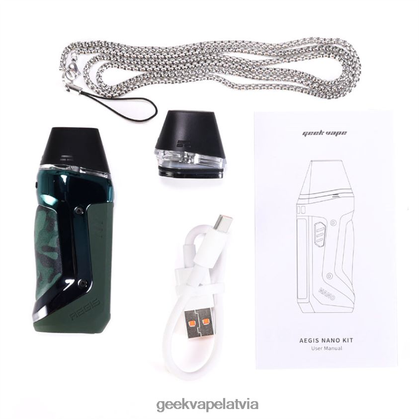 Geekvape aegis nano komplekts 800mah camo sudrabs 488BF2127- Geek Vape Online