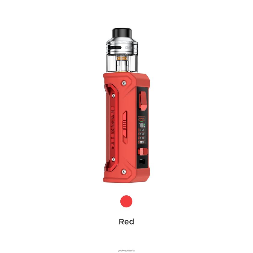 Geekvape e100i komplekts 3000mah sarkans 488BF2148- Geek Bar Cena