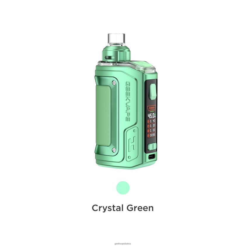 Geekvape h45 (aegis hero 2) pod mod komplekta kristāla izdevums kristāla zaļš 488BF2143- Geekvape Latvia