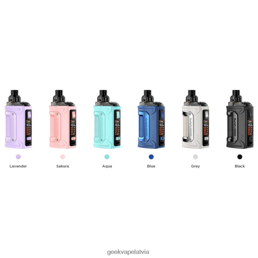 Geekvape h45 classic (aegis hero 2 classic) pod komplekts 1400mah 4ml lavandas 488BF2108- Geek Bar Cena