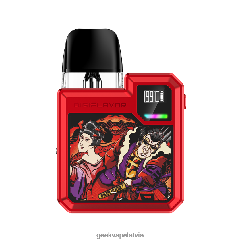 Geekvape digiflavor digi-q komplekts 1000mah samuraju sarkans 488BF277- Geek Vape Online