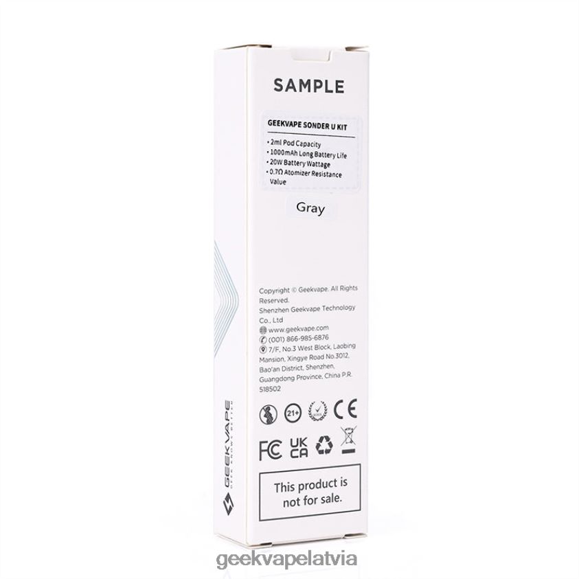 Geekvape sonder u pod sistēmas komplekts 1000mah sarkanais vīns 488BF2133- Geekvape Latvia