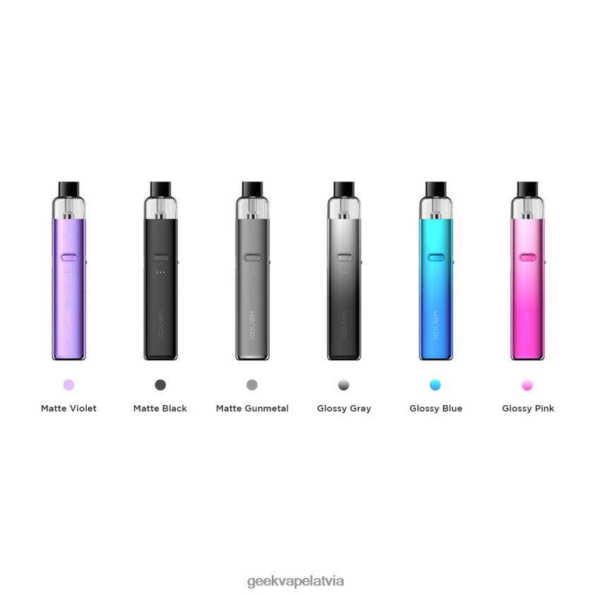 Geekvape Wenax k2 komplekts 1000mah 2ml spīdīgi pelēks 488BF2167- Geek Vape Online