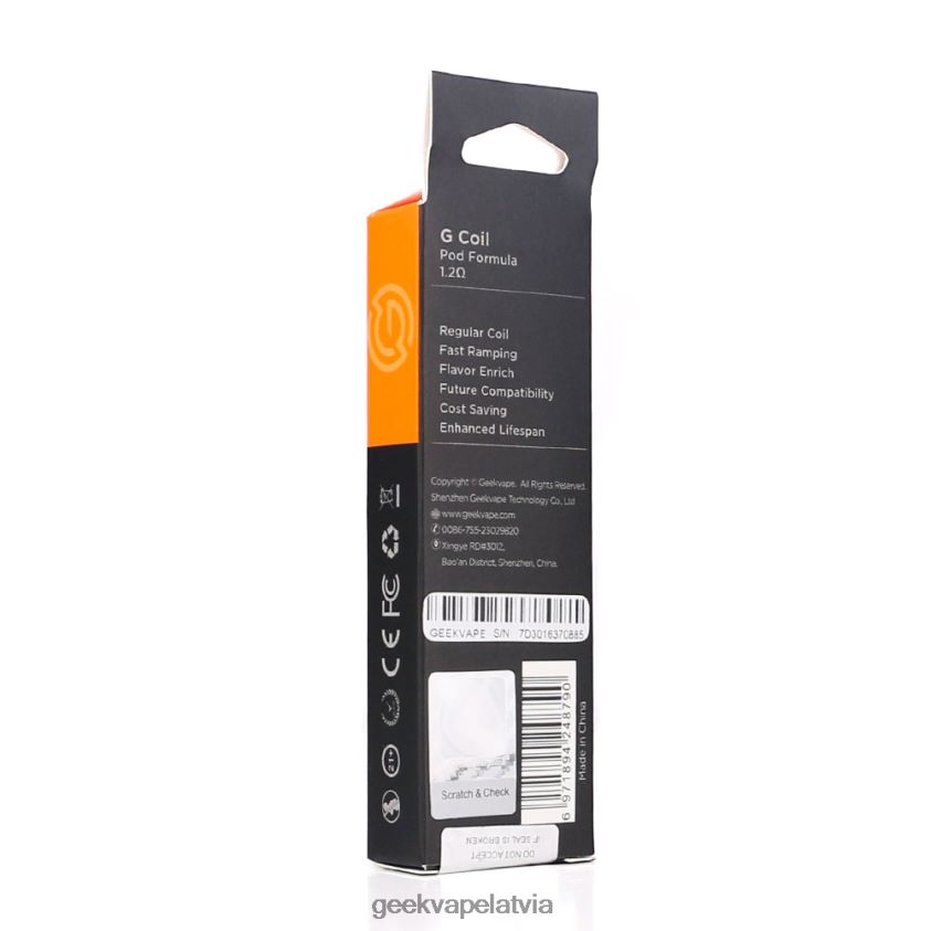 Geekvape 5gab/iepakojumā g sērijas spole g0,8 omi 488BF229- Geek Bar Vape