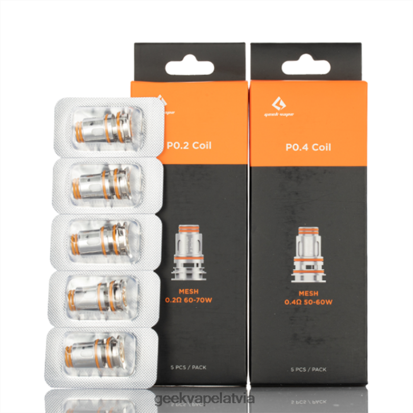 Geekvape 5gab/iepakojumā p sērijas spole p0,2 omi 488BF213- Geekvape Latvia